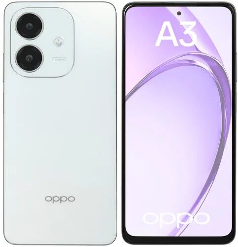 6.67" Смартфон OPPO A3 256 ГБ белый [6932169353625]