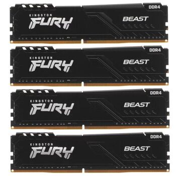 Оперативная память Kingston FURY Beast Black  [KF432C16BBK4/64]