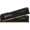 Оперативная память 16 Gb 3733 MHz Kingston FURY Beast Black (KF437C19BBK2/16)