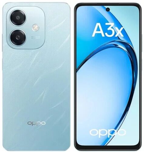 6.67 Смартфон OPPO A3x 128 ГБ голубой [6932169354240]