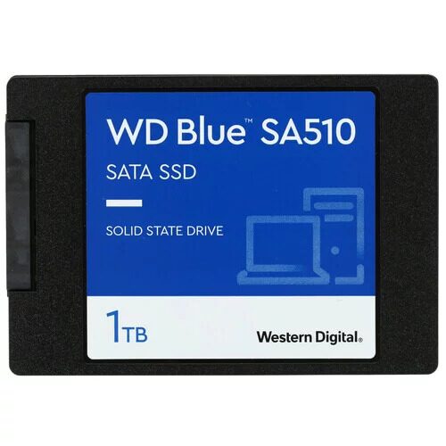 1000 ГБ 2.5 SATA накопитель WD Blue SA510  [WDS100T3B0A]