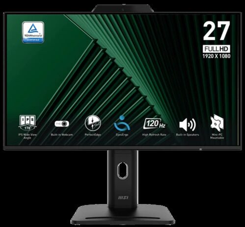 27 Монитор MSI PRO MP272PMG черный [9S6-3PD99T-004]
