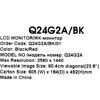 23.8 Монитор AOC Q24G2A/BK черный