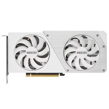 Видеокарта INNO3D GeForce RTX 4070 Ti SUPER TWIN X2 OC WHITE [N407TS2-166XX-186156W]