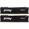 Оперативная память 16 Gb 3600 MHz Kingston FURY Beast Black (KF436C17BBK2/16)