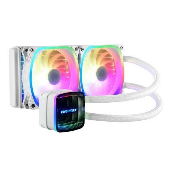 Система жидкостного охлаждения для процессора Enermax RGB White ELC-AQFA240-SQA-W