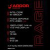 17.3 Ноутбук ARDOR Gaming RAGE R17-I5ND403 черный [R17-I5ND403]