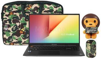 15.6" Ноутбук ASUS VivoBook S15 OLED K5504VA-MA253W черный