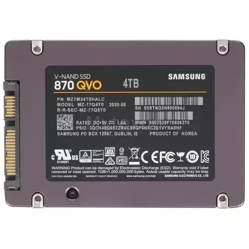 ТвердотельныйнакопительSamsung4000Gb870QVOMZ-77Q4T0BW_2