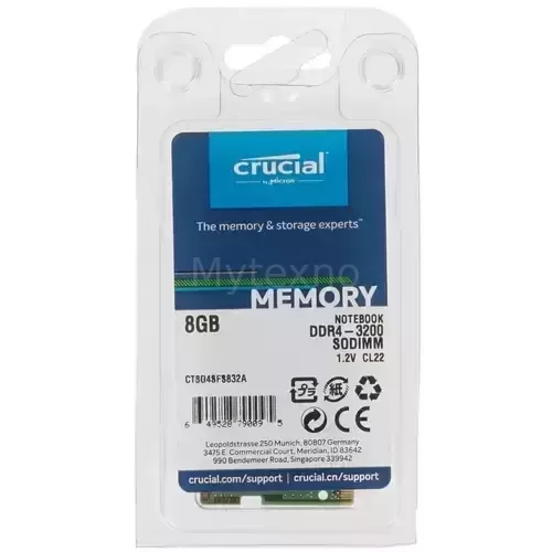 Оперативнаяпамять8Gb3200MHzCRUCIAL(CT8G4SFS832A)_2