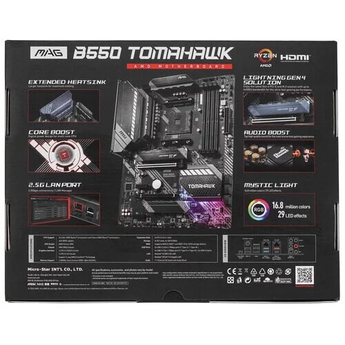 Материнская плата MSI MAG B550 TOMAHAWK