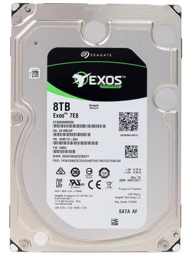 8 ТБ Жесткий диск Seagate Exos 7E8 [ST8000NM0055]