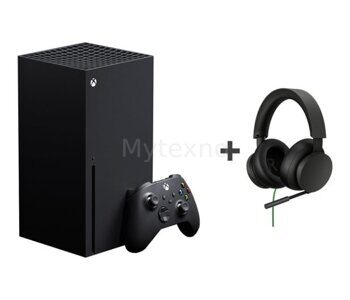 Microsoft Xbox Series X + XSX Stereo Headset - Проводной / RRT-00010 / 8LI-000022