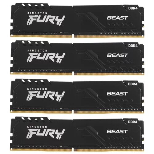 Оперативная память Kingston FURY Beast Black [KF436C18BBK4/64] 64 ГБ