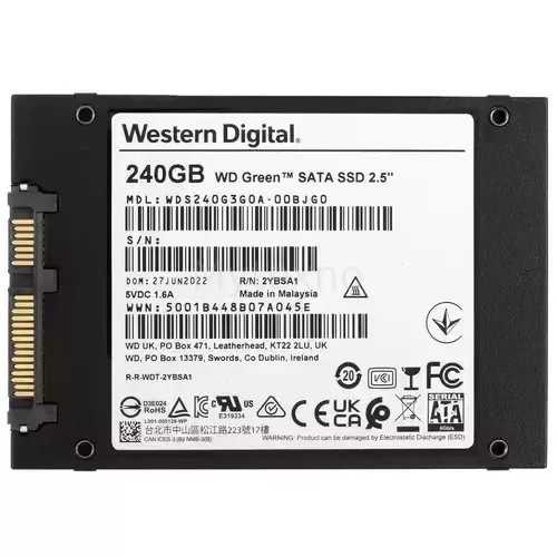 ТвердотельныйнакопительWesternDigital240GbGreenWDS240G3G0A_2