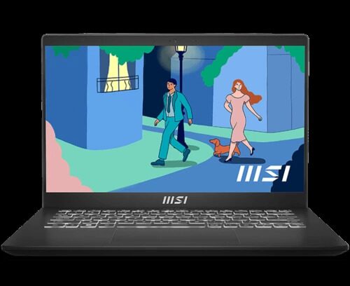 14 Ноутбук MSI Modern 14 C7M-239XRU черный [9S7-14JK12-239]