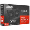 Видеокарта ASUS (DUAL-RX7600-O8G-V2) Radeon RX 7600 8GB DUAL OC V2 90YV0IH2-M0NA00