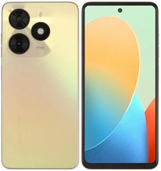 6.56 Смартфон Tecno SPARK 20C 128 ГБ золотистый [4894947016936]