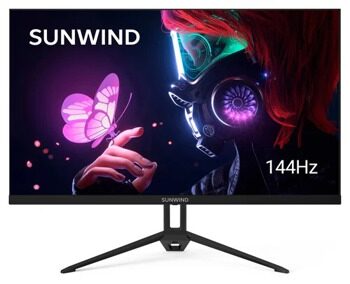 27" Монитор SunWind SUN-M27BA108 черный