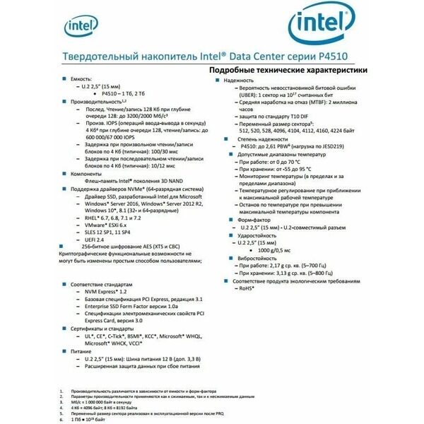 НакопительSSD1TbIntelP4510Series(SSDPE2KX010T801SSDPE2KX010T807)_1