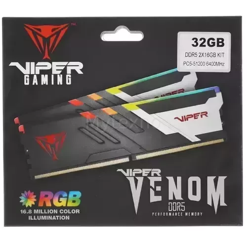 Оперативнаяпамять32Gb6400MHzPATRIOTVIPERVENOMRGB(PVVR532G640C32K)_4