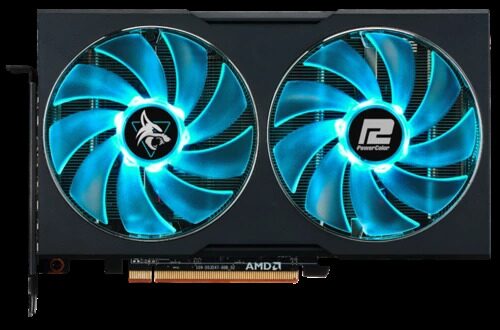 Видеокарта Powercolor AMD Radeon RX 7600 Hellhound  [RX7600 8G-L/OC]