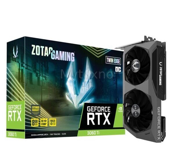 Zotac GeForce RTX 3060 Ti GAMING Twin Edge OC 8GB GDDR6X / ZT-A30620H-10P