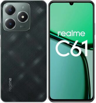 6.74" Смартфон realme C61 128 ГБ зеленый [6941764437760]