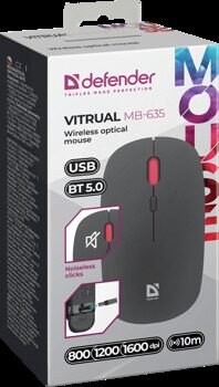 Компьютерная беспроводная мышь Defender VITRUAL MB-635
