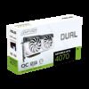 Видеокарта ASUS (DUAL-RTX4070-O12G-WHITE) GeForce RTX 4070 12GB DUAL OC WHITE 90YV0IZ4-M0NA00