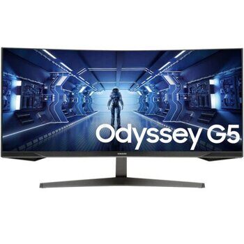 34" Монитор Samsung Odyssey G5 C34G55TWWI черный