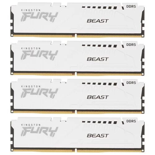 Оперативная память Kingston FURY Beast White [KF556C40BWK4-64] 64 ГБ