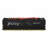 Оперативная память 8 Gb 2666 MHz Kingston FURY BEAST RGB Black (KF426C16BBA/8)