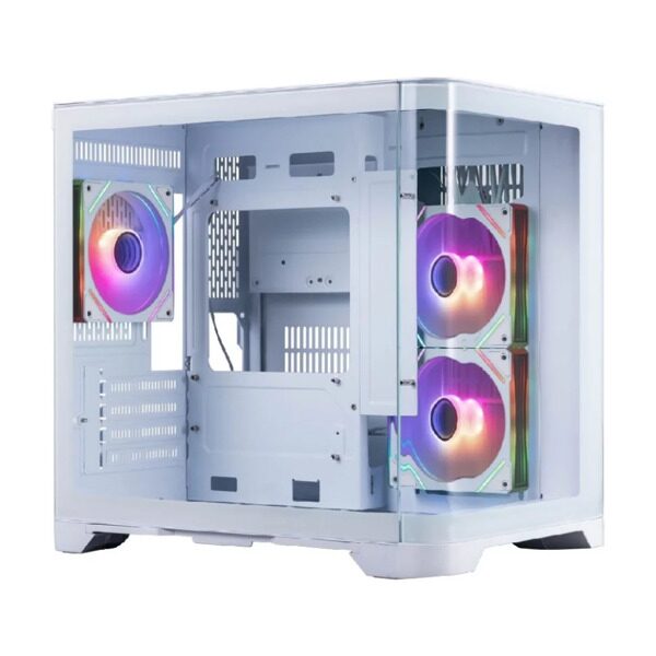 Компьютерный корпус 1STPLAYER UVIEW UV5 ARGB White (UV5-WH-2FC7R-W-1FC7-W)