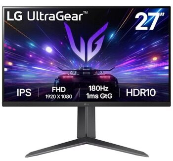 27" Монитор LG UltraGear 27GS65F-B черный