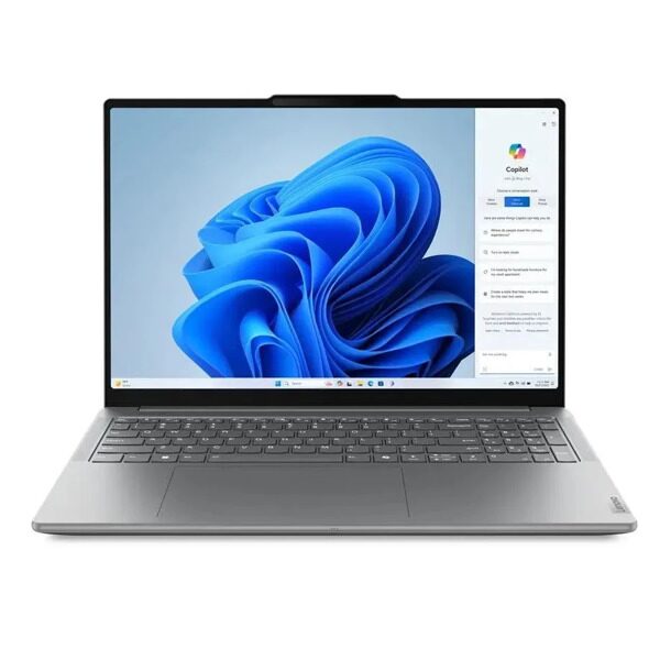 Ноутбук Lenovo Yoga Pro 9 16IMH9 Intel Core Ultra 9 185H 2300MHz/16/3200x2000/64GB/1024GB SSD/NVIDIA GeForce RTX 4070 8GB/Wi-Fi/Bluetooth/Windows 11 Home (83DN002VRU) Gray