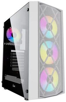 Корпус PowerCase Rhombus X4 White LED [CMRMW-L4] белый