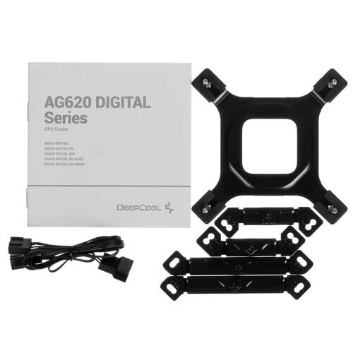 Кулер для процессора DEEPCOOL AG620 DIGITAL BK ARGB [R-AG620-BKADMN-G-2]