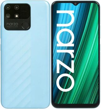 6.5" Смартфон realme narzo 50A 128 ГБ голубой [5998328]