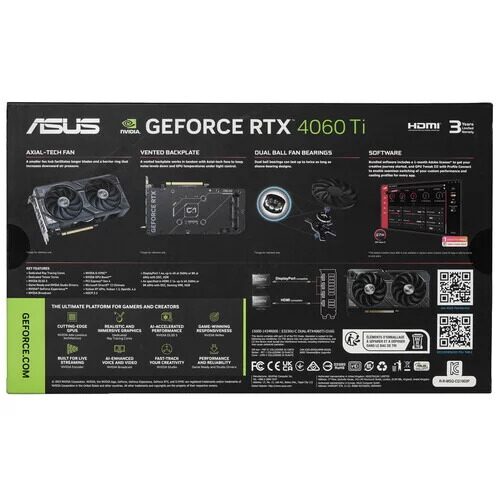 ВидеокартаASUSGeForceRTX4060TiDualOCEdition[DUAL-RTX4060TI-O16G]_9_5434502