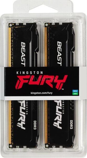 Оперативнаяпамять8Gb1866MHzKingstonFURYBeastPnPBlack(KF318C10BBK28)_4