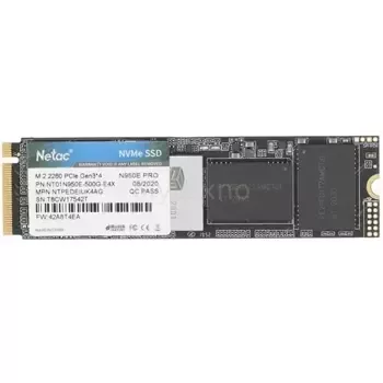 Твердотельный накопитель NETAC 500 Gb NT01N950E-500G-E4X