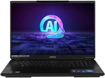 18 Ноутбук MSI Stealth 18 AI Studio A1VIG-012RU черный [9S7-183111-012]