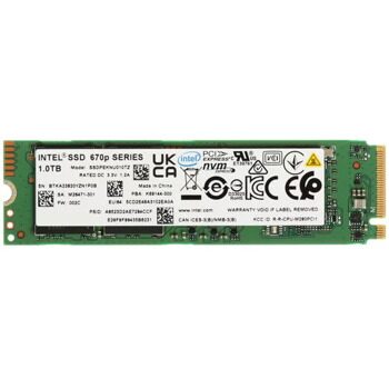 1000 ГБ M.2 NVMe накопитель Intel 670p Series  [SSDPEKNU010TZX1 99A39P]