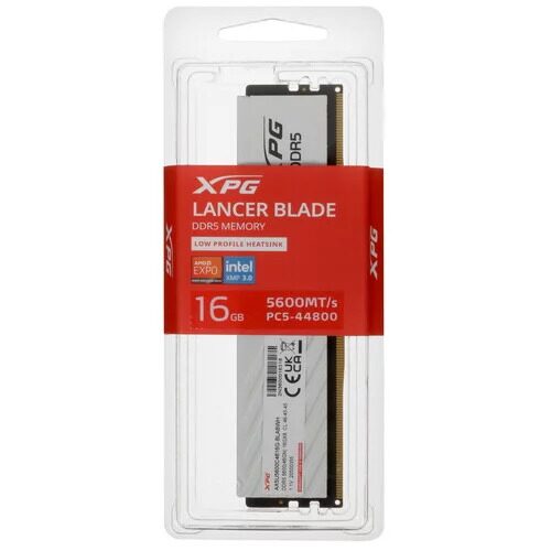 Оперативная память ADATA XPG Lancer Blade [AX5U5600C4616G-SLABWH] 16 ГБ