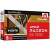 Видеокарта Sapphire (11324-01-20G) Radeon RX 7600 8GB PULSE