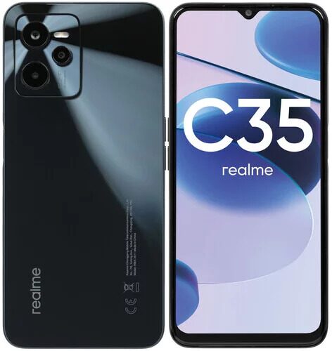 6.6" Смартфон realme C35 128 ГБ черный [6042396]