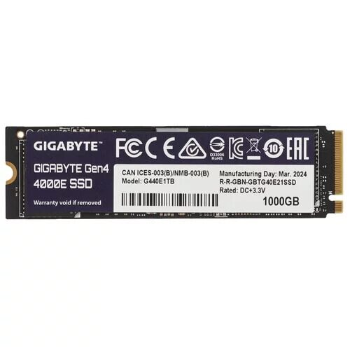 1000 ГБ M.2 NVMe накопитель GIGABYTE Gen4 4000E  [G440E1TB]