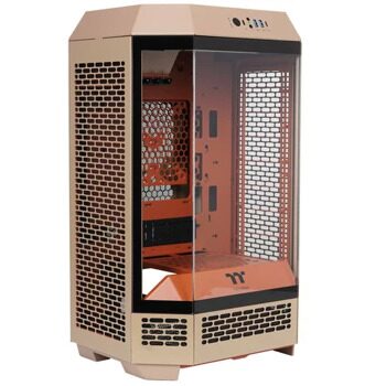 Корпус Thermaltake The Tower 300 Gravel Sand [CA-1Y4-00SGWN-00] бежевый