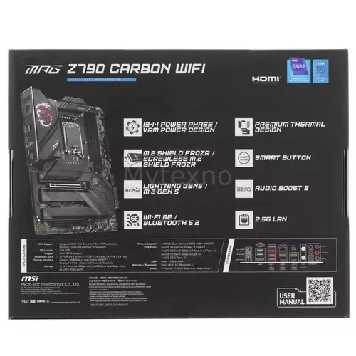 МатеринскаяплатаMSIMPGZ790CARBONWIFI_7